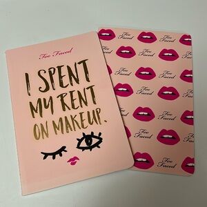 Two faced noted books